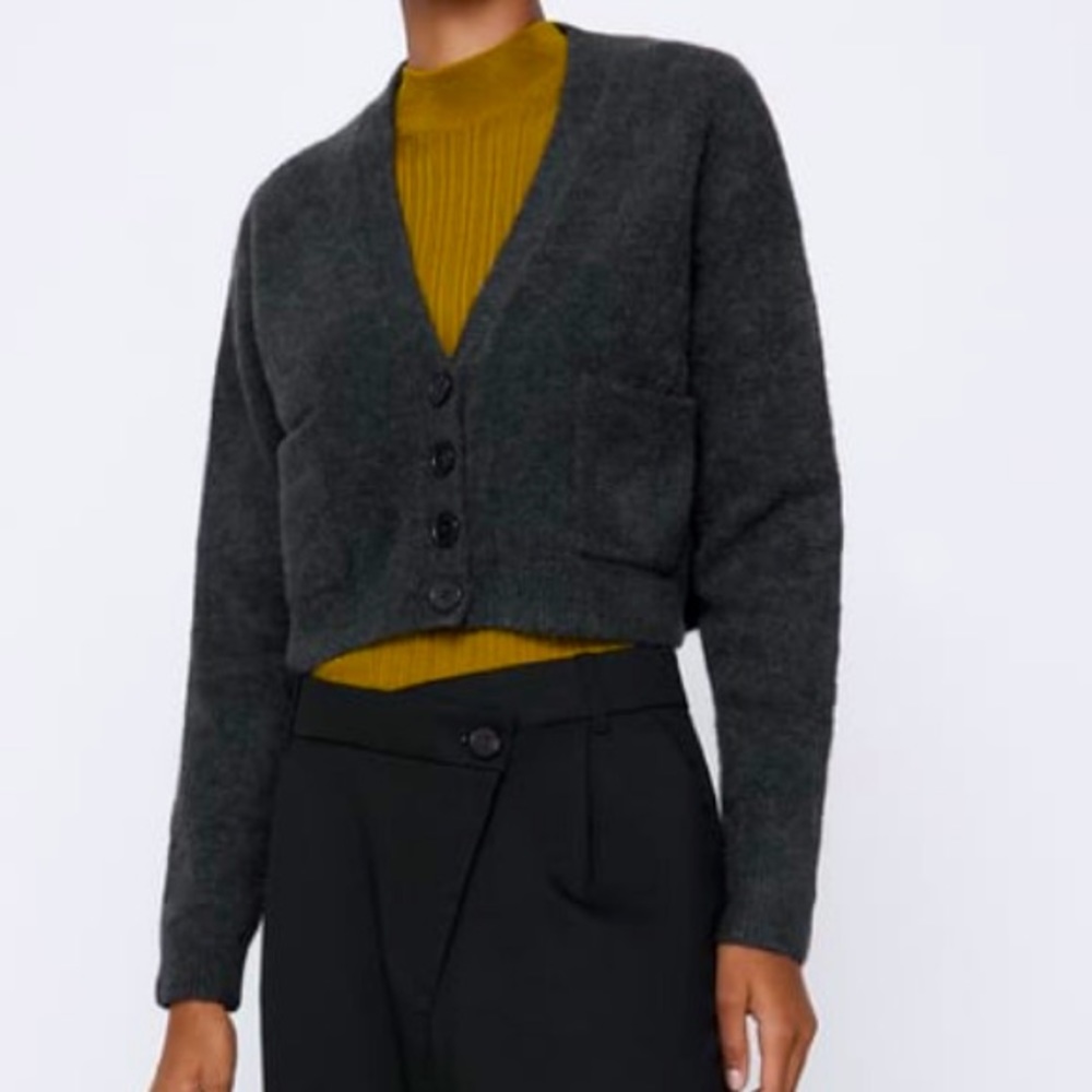Pocket knit cardigan from Zara - Picture 2 of 4